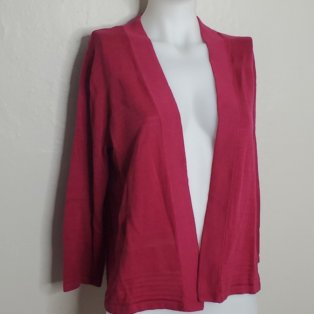 LOFT || Maroon Cardigan Medium NWT